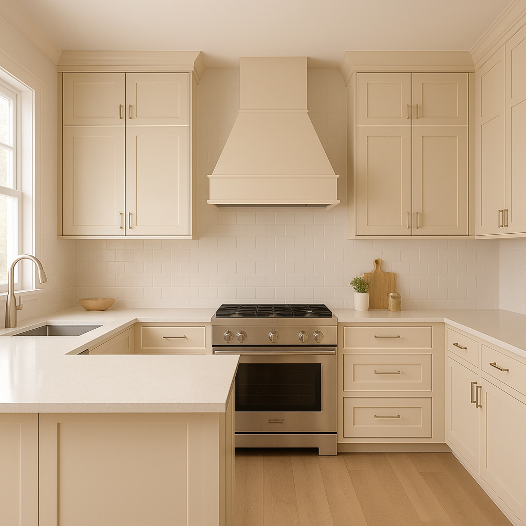 Benjamin Moore Wood 1065: A Warm and Versatile Neutral.