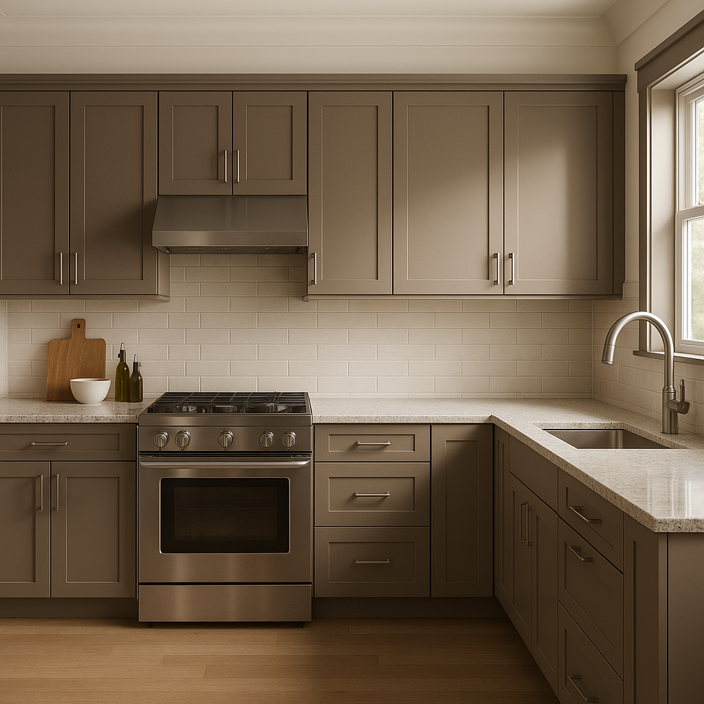 Benjamin Moore Wood (2109-30): A Rich and Sophisticated Neutral.