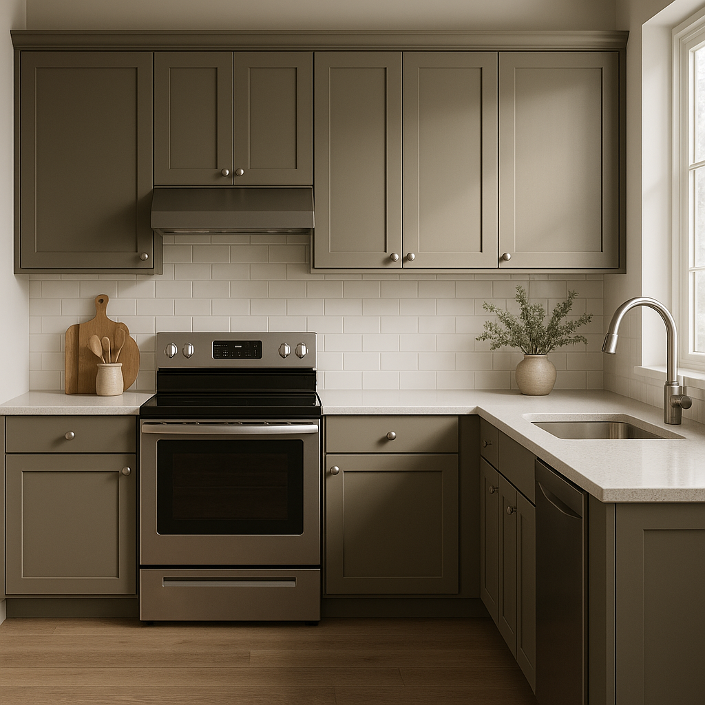 Benjamin Moore Woodcliff 980: A Versatile Neutral with Timeless Appeal.