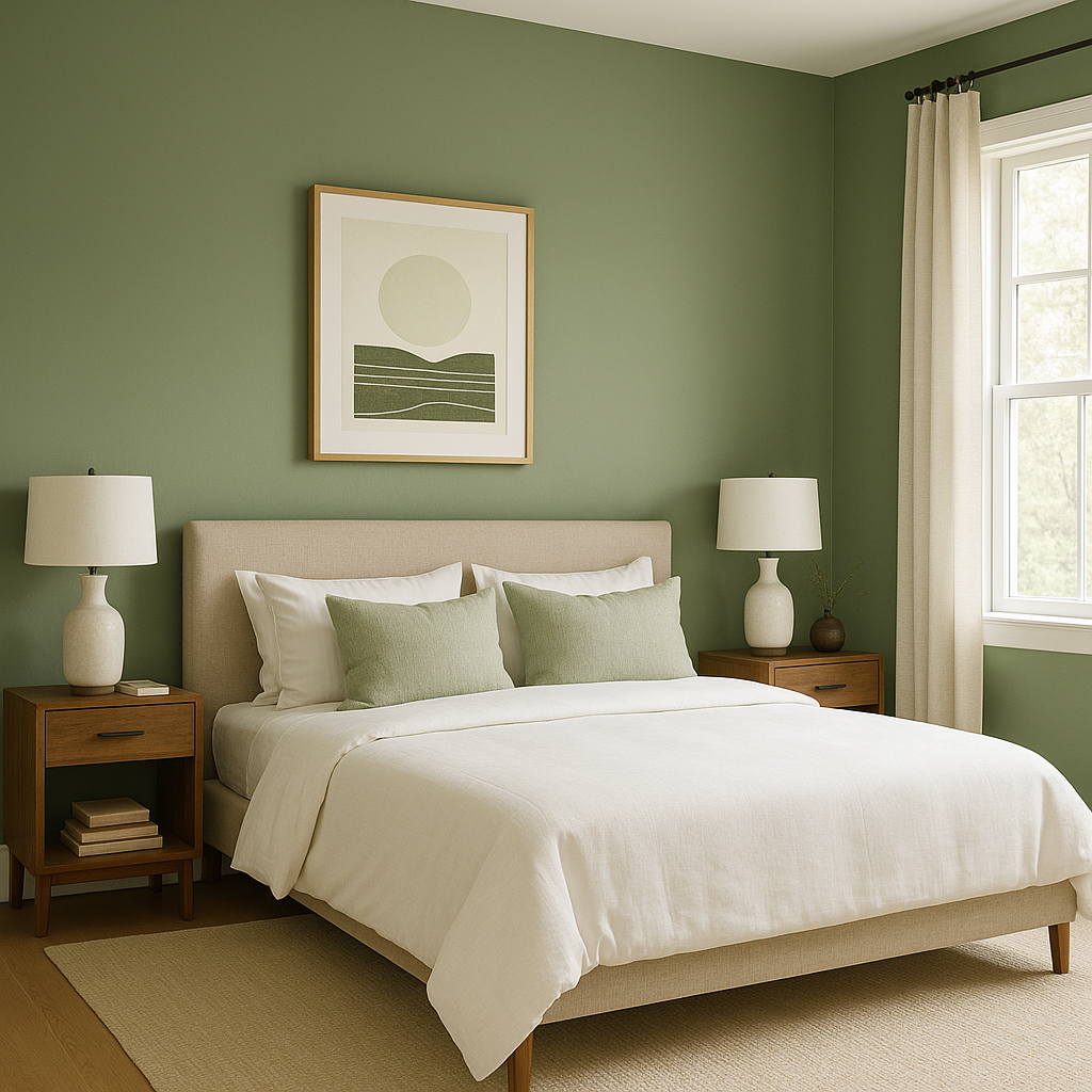 Benjamin Moore Woodland (543): A Timeless Green for Sophisticated Interiors.