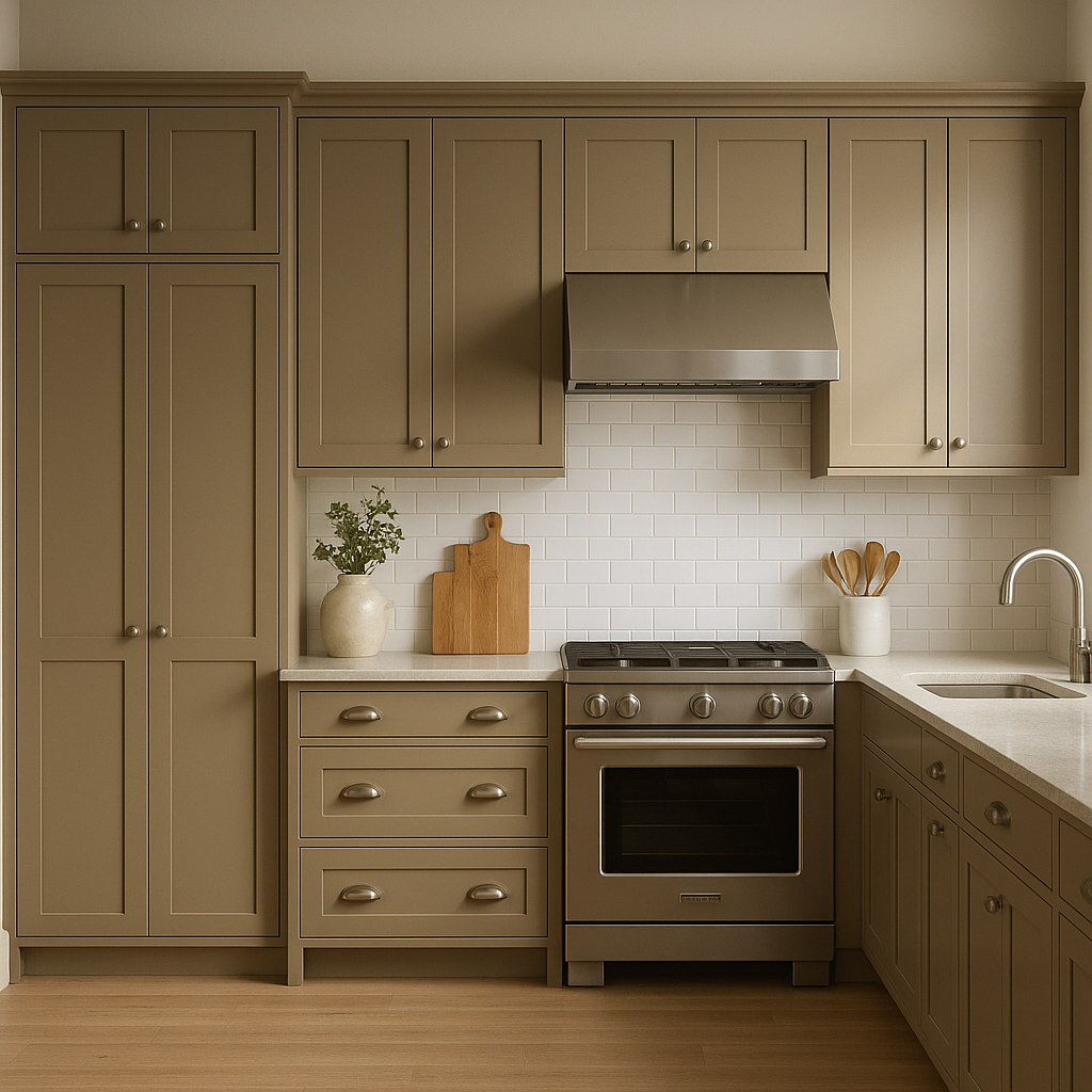 Benjamin Moore Woodstock (HC-20): A Timeless Earthy Neutral for Every Space.