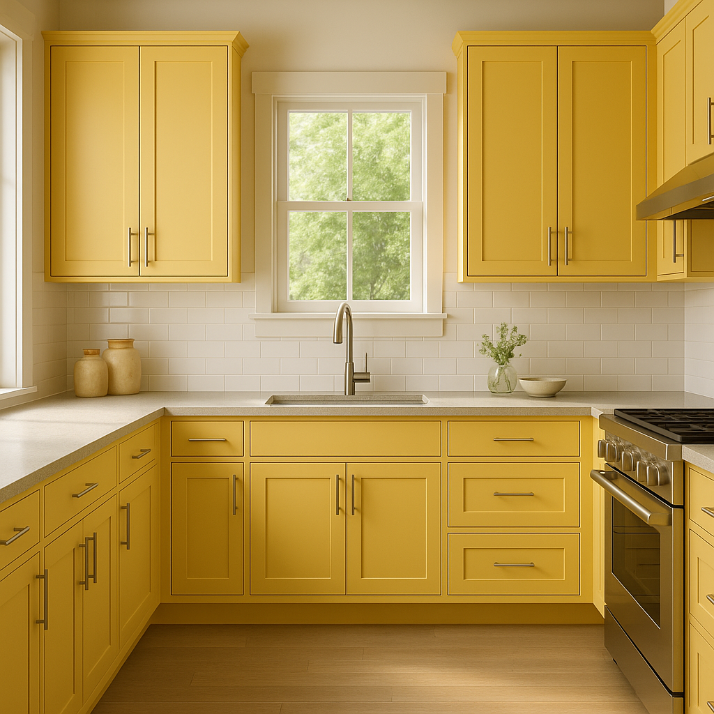 Benjamin Moore Yellow (2024-40): A Bright and Cheerful Statement.