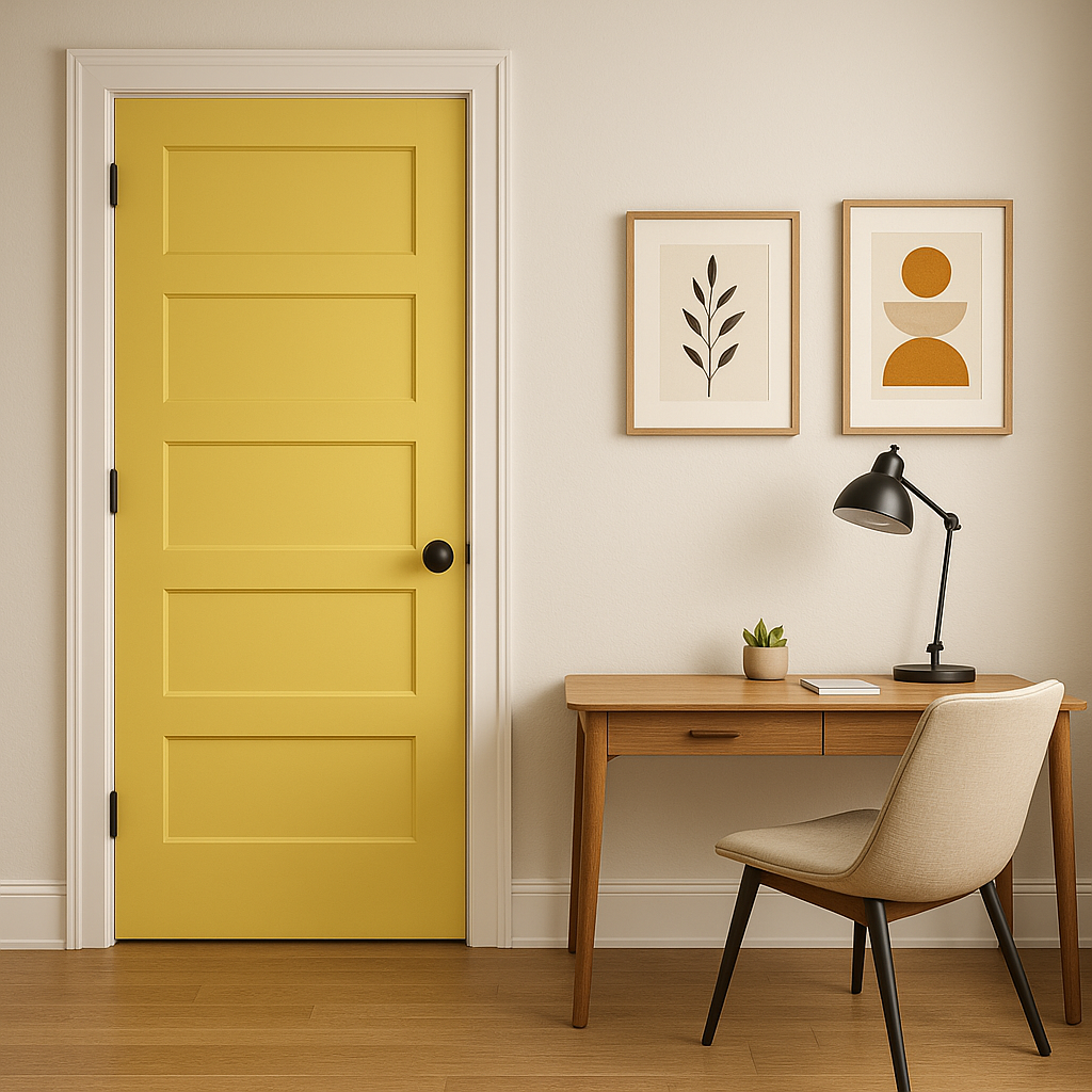 Benjamin Moore Yellow (2024-40): A Bright and Cheerful Statement.