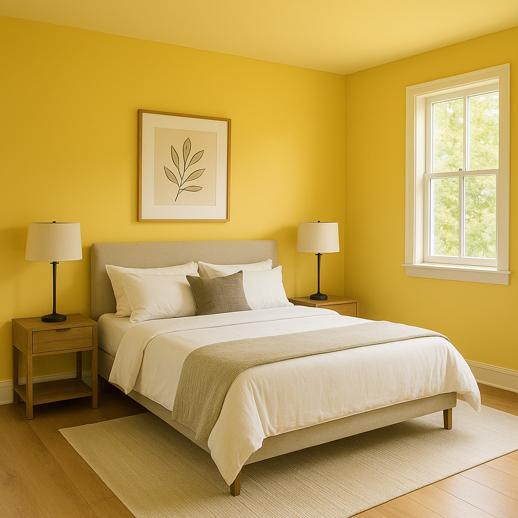 Benjamin Moore Yellow (2024-40): A Bright and Cheerful Statement.