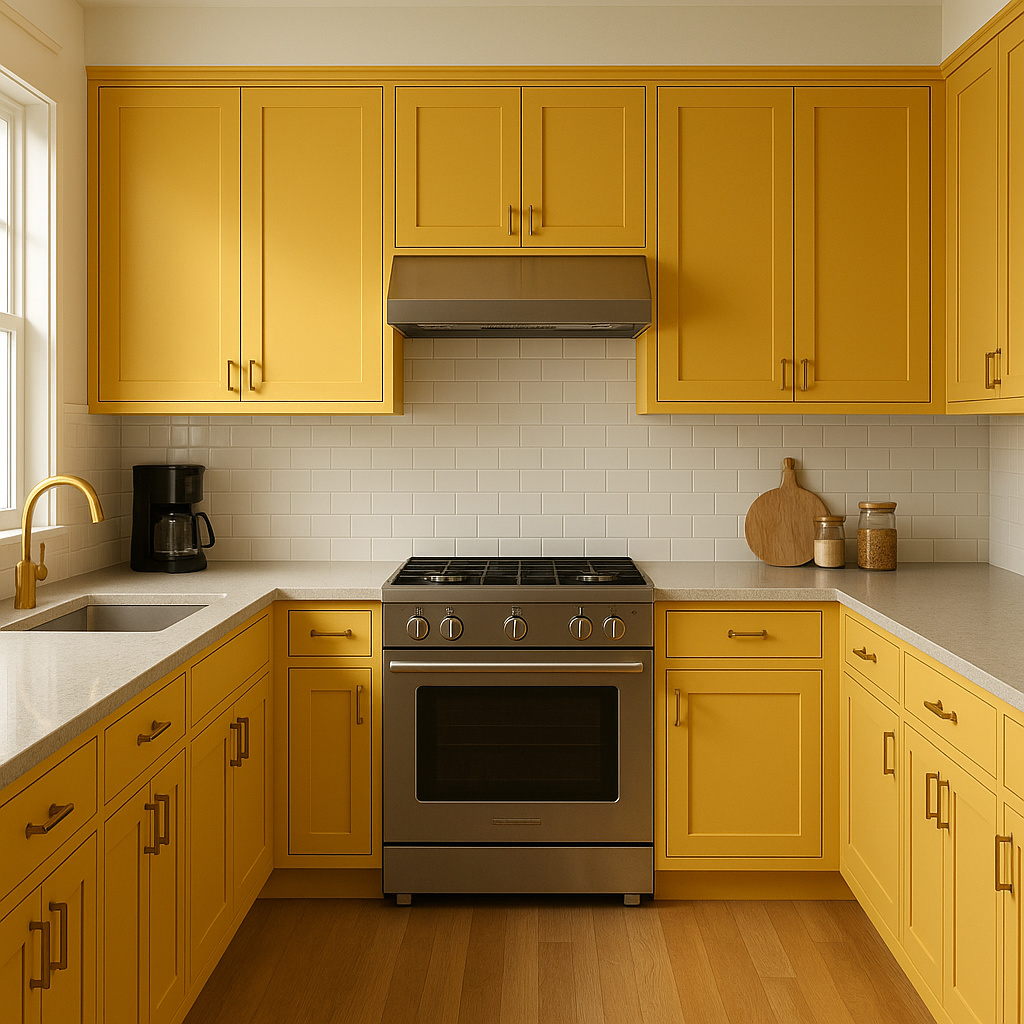 Benjamin Moore Yellow (2155-30): A Warm, Radiant Hue for Versatile Interiors.