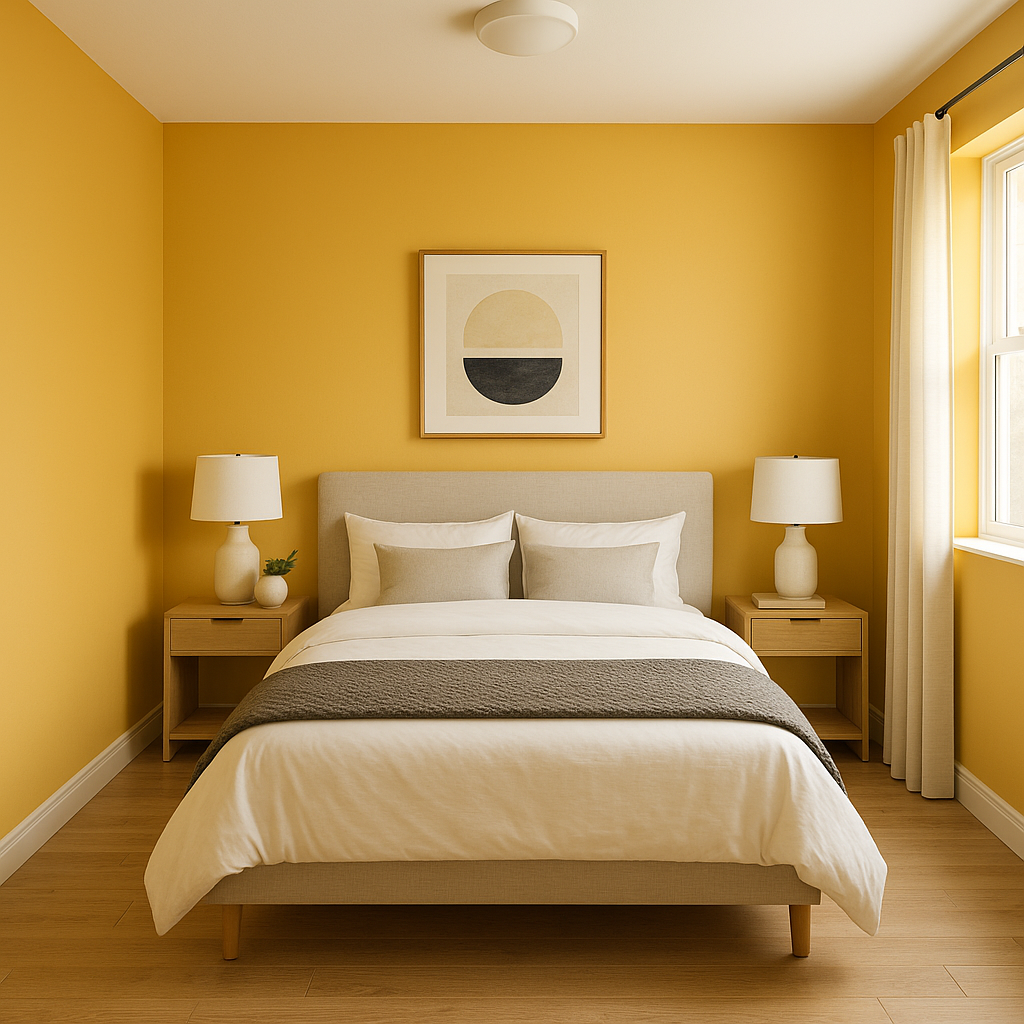 Benjamin Moore Yellow (2155-30): A Warm, Radiant Hue for Versatile Interiors.