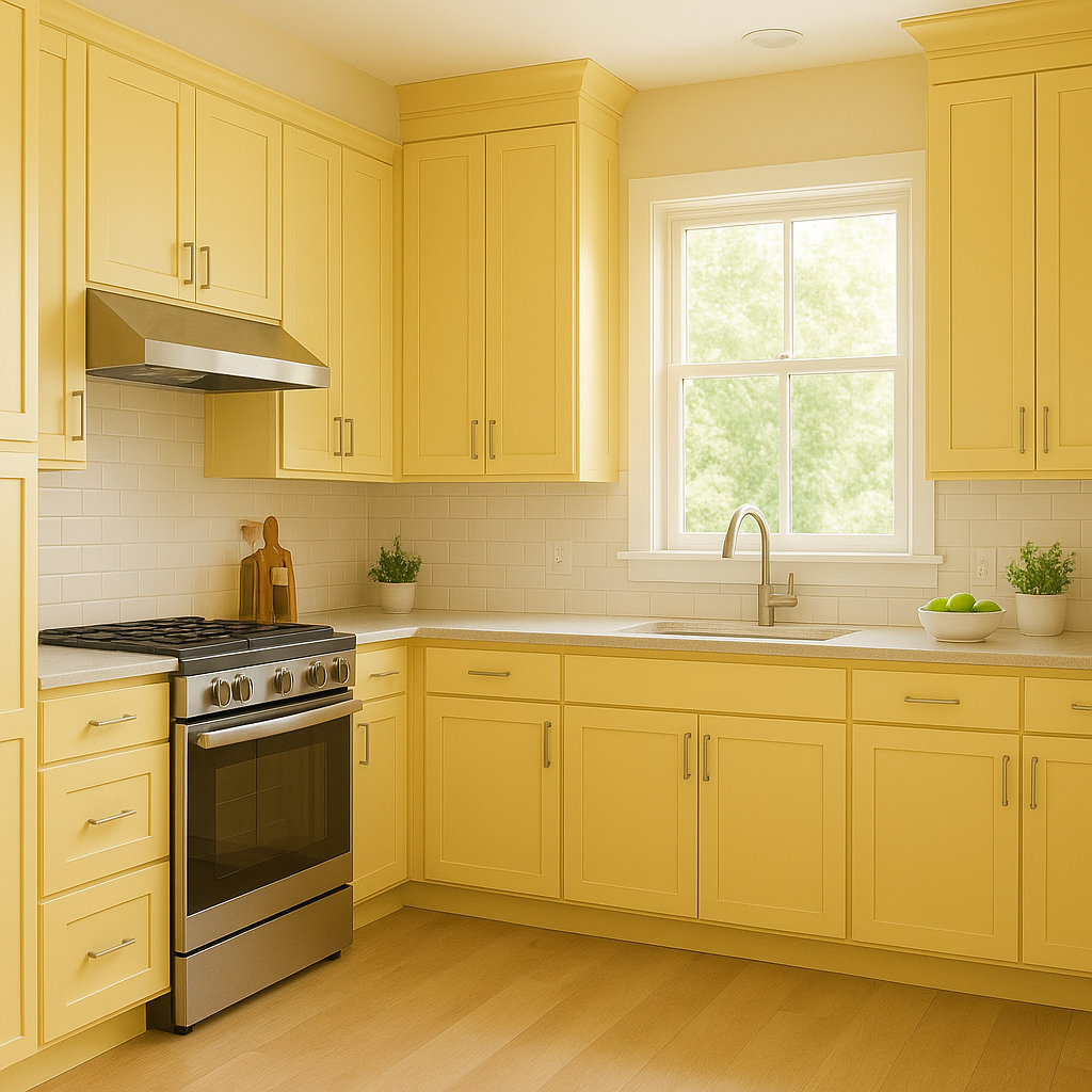 Benjamin Moore Yellow (346): A Cheerful Burst of Sunshine for Your Space.