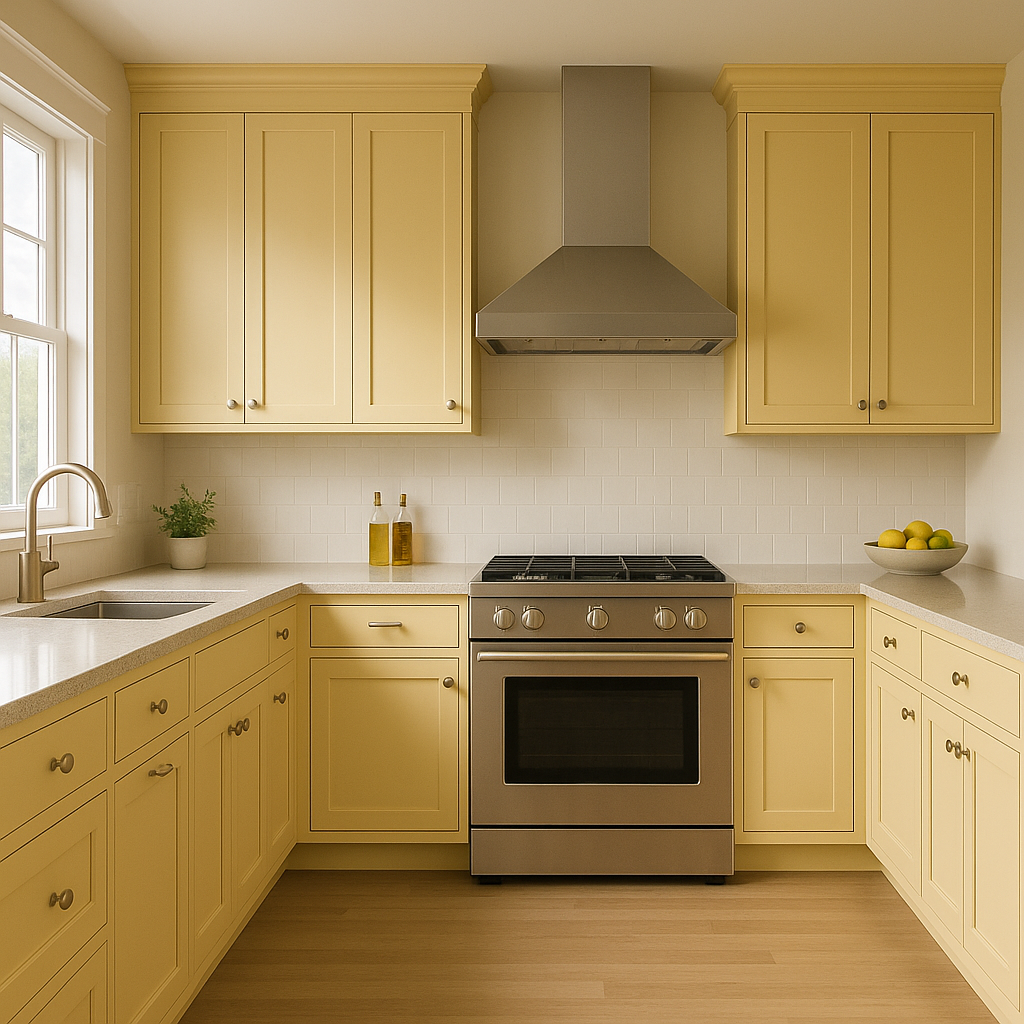 Benjamin Moore Yellow (375): A Cheerful Burst of Sunshine.