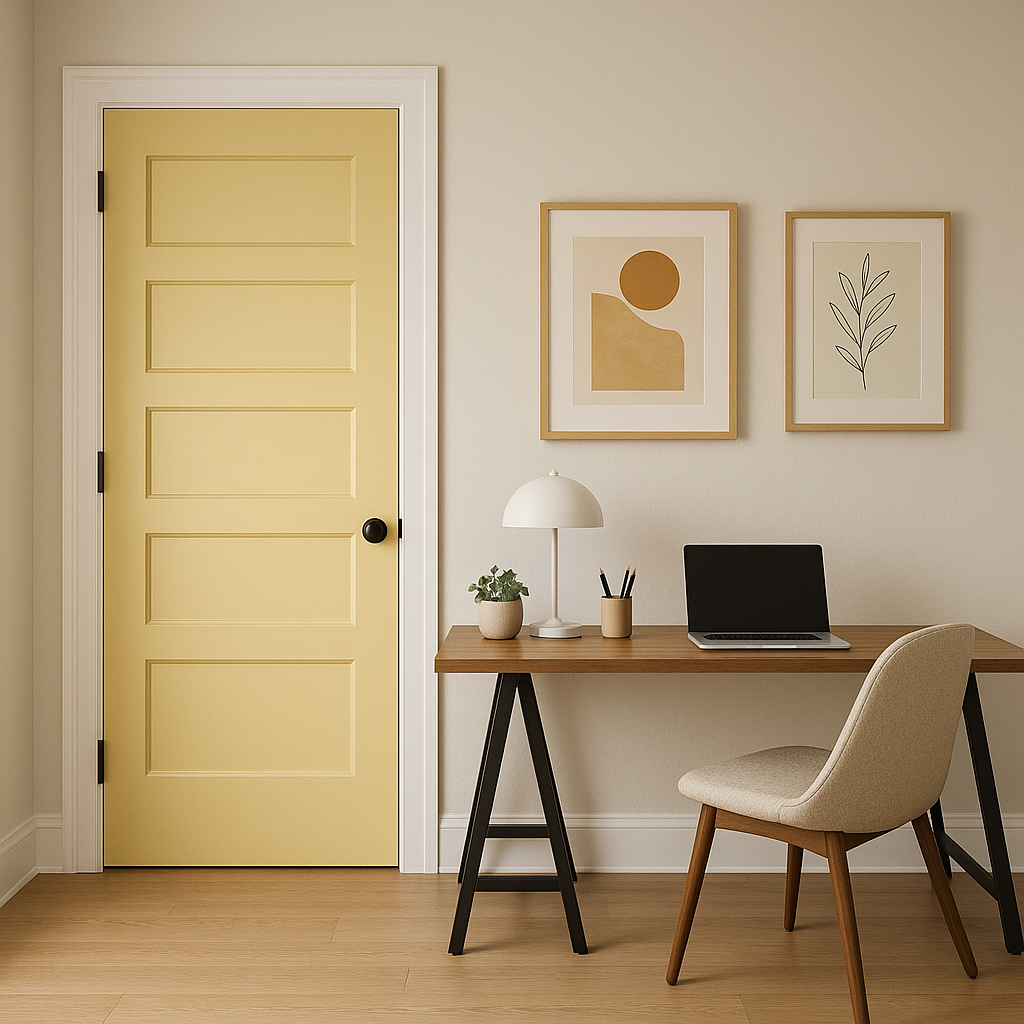 Benjamin Moore Yellow (375): A Cheerful Burst of Sunshine.