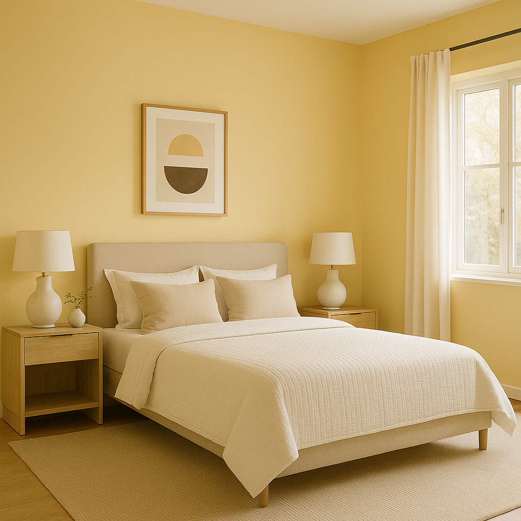 Benjamin Moore Yellow (375): A Cheerful Burst of Sunshine.