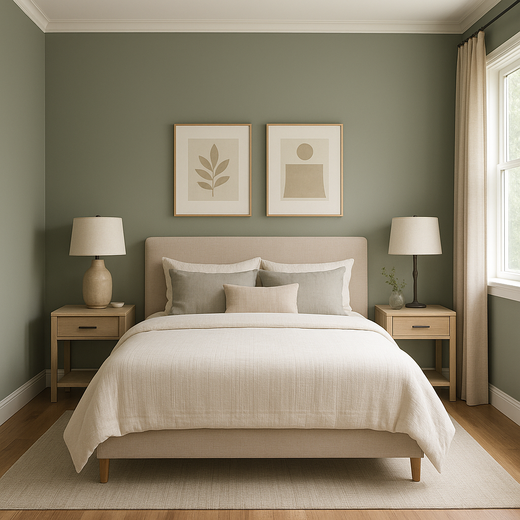 Sherwin-Williams Acacia Haze SW 9132: A Serene Green-Gray Masterpiece.