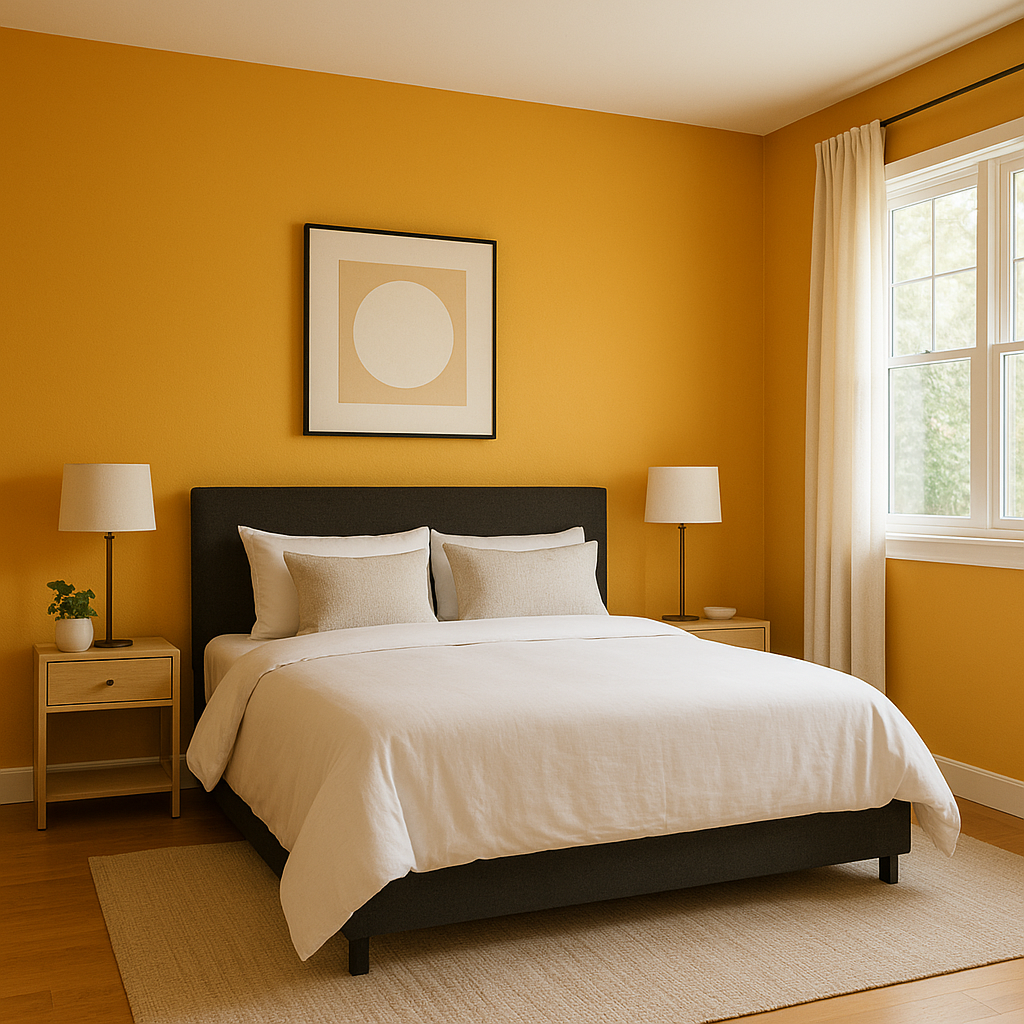 Sherwin-Williams Curry (6671): A Warm, Golden Hue for Inviting Spaces.