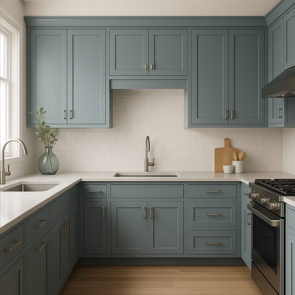 Sherwin-Williams Dockside Blue (SW 7601): A Tranquil Coastal Hue.