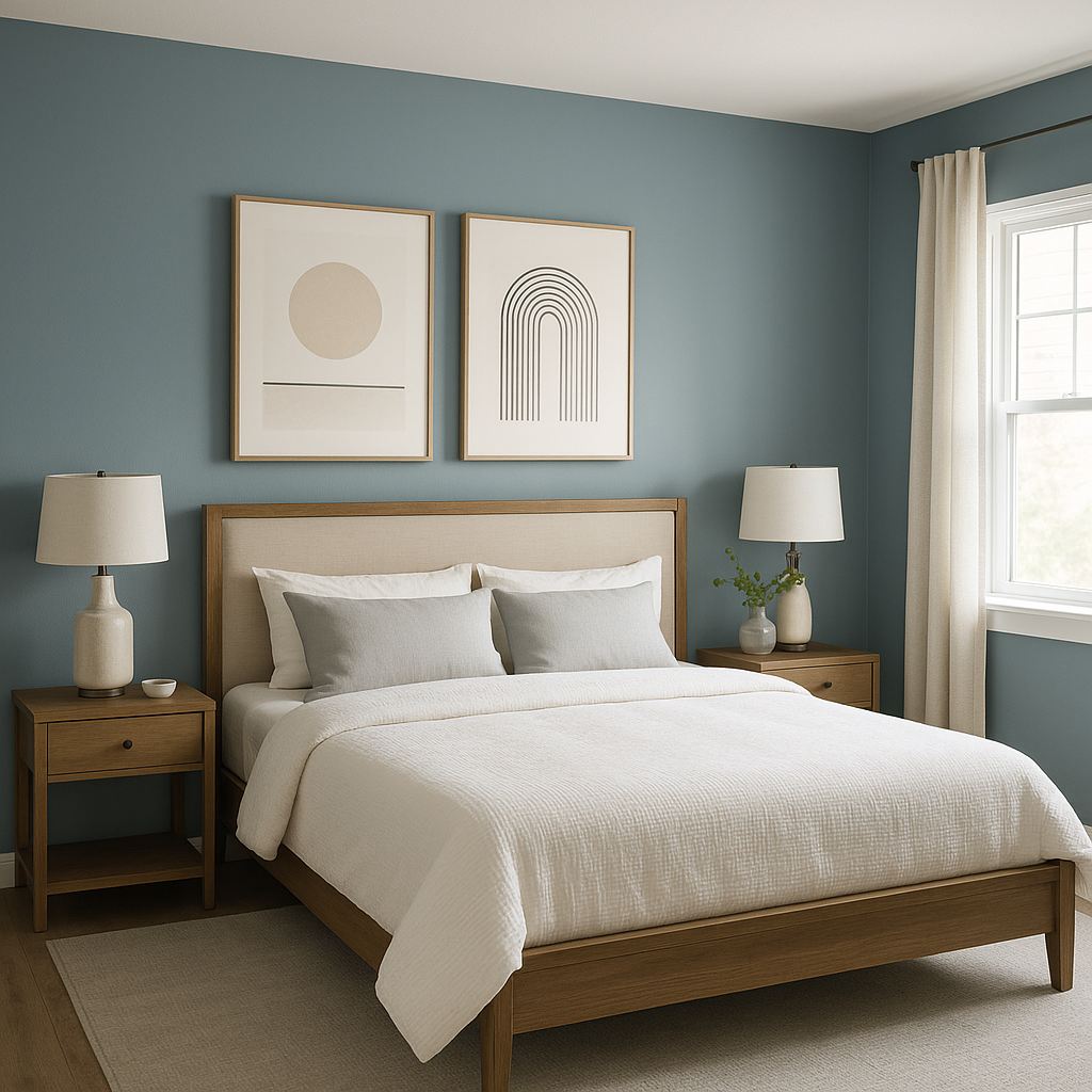 Sherwin-Williams Dockside Blue (SW 7601): A Tranquil Coastal Hue.