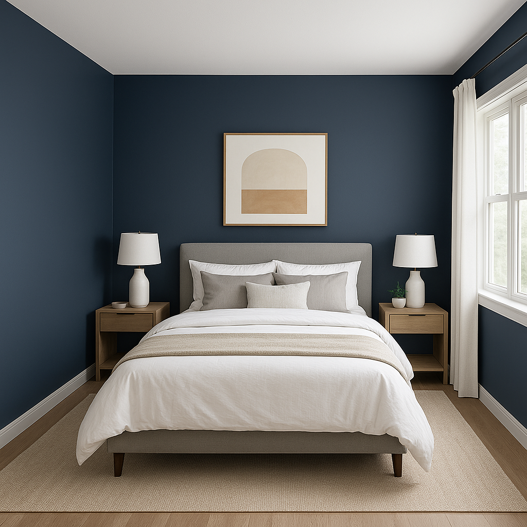 Sherwin-Williams Dress Blues (SW 9176): A Striking and Sophisticated Hue.