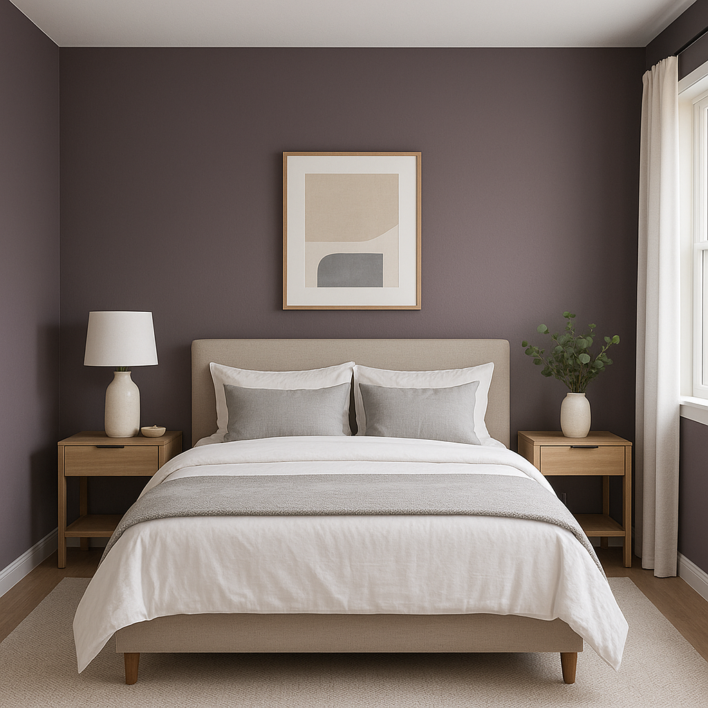 Sherwin-Williams Exclusive Plum (SW 6263): A Sophisticated and Rich Purple Hue.
