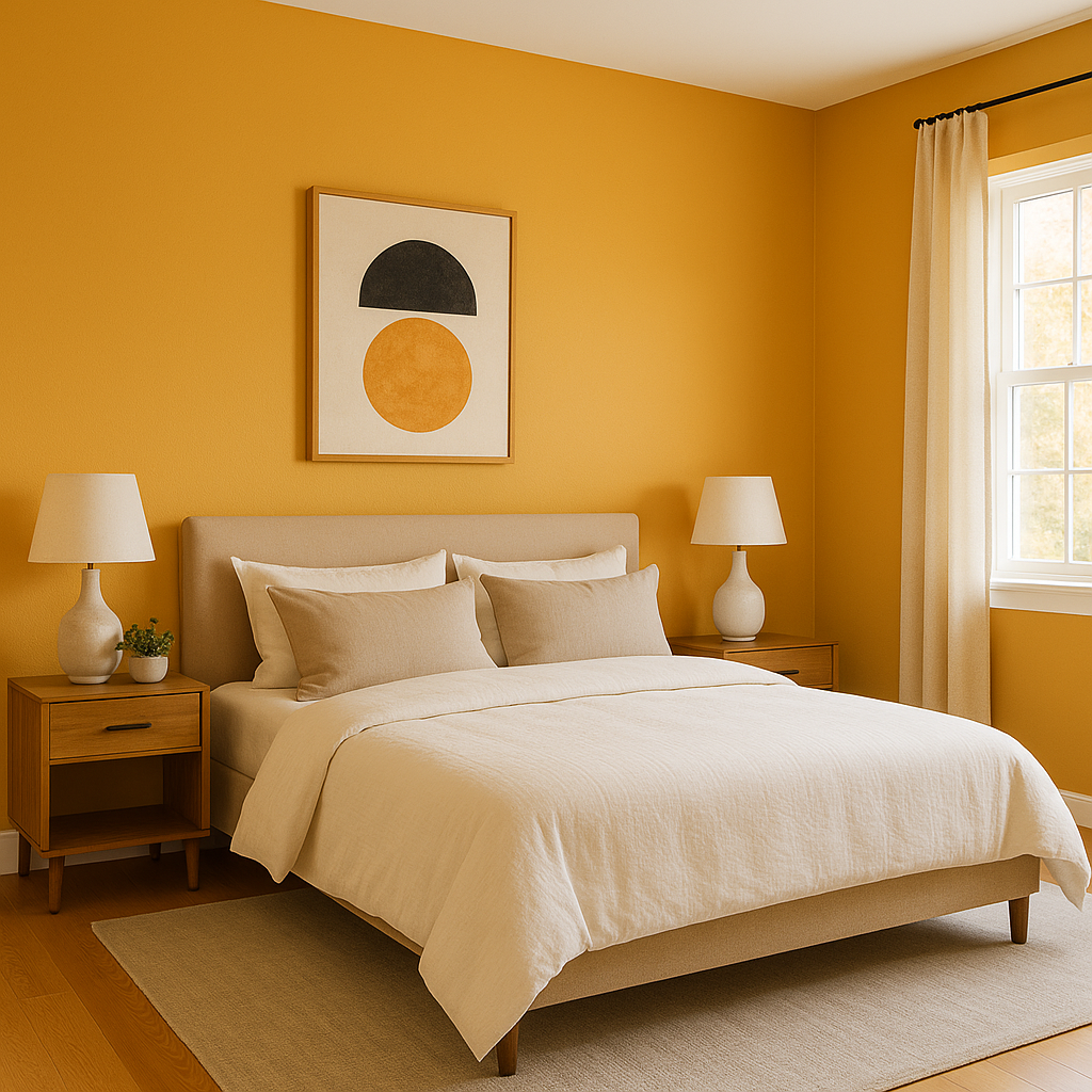 Sherwin-Williams Gold Crest (6670): A Timeless Golden Hue for Warm and Inviting Spaces.