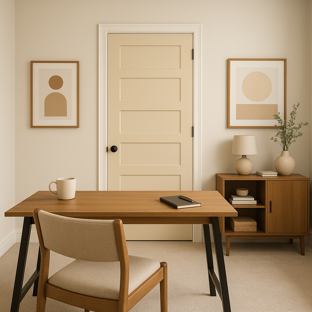 Sherwin-Williams Interactive Cream (SW 6113): A Versatile Neutral with Warm Undertones.