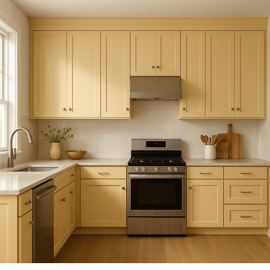 Sherwin-Williams La Luna Amarilla (9016): A Radiant Embrace of Warm Elegance.