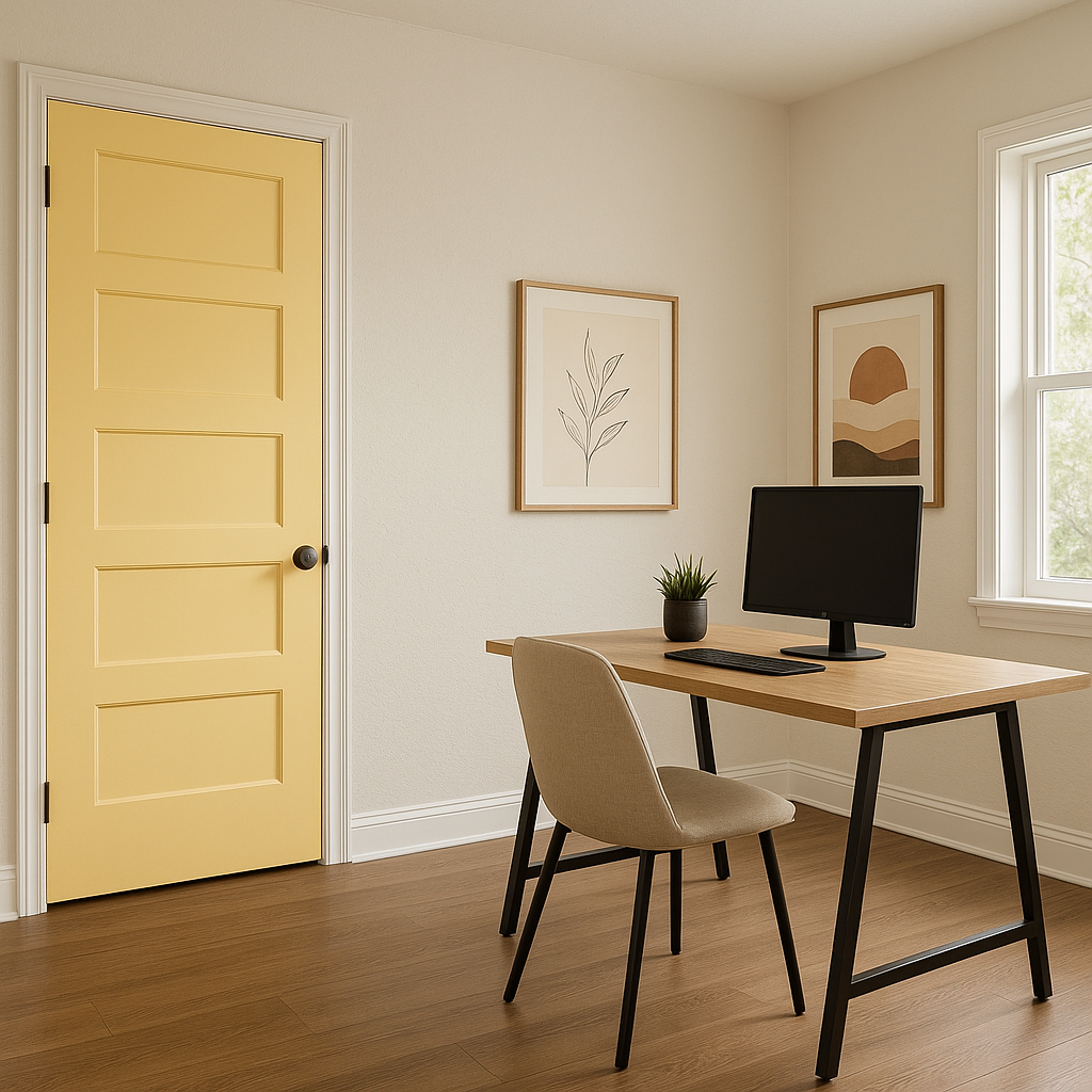 Sherwin-Williams La Luna Amarilla (9016): A Radiant Embrace of Warm Elegance.