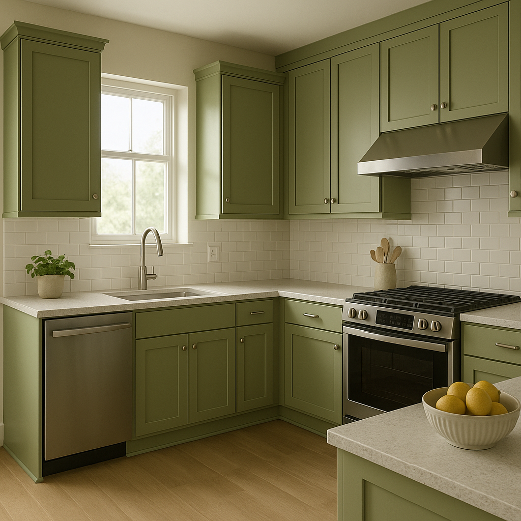 Sherwin-Williams Leapfrog (SW 6431): A Vibrant Green Full of Charm and Versatility.