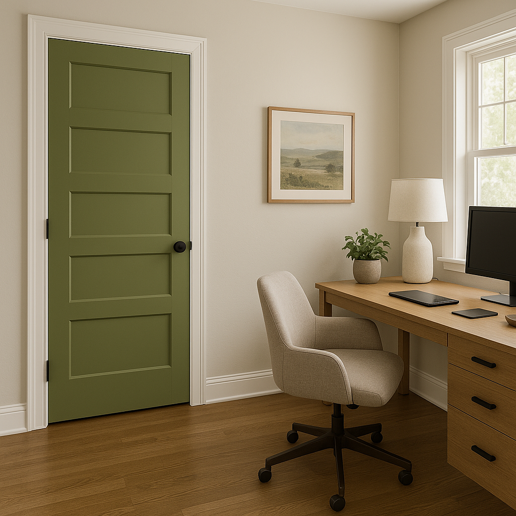 Sherwin-Williams Leapfrog (SW 6431): A Vibrant Green Full of Charm and Versatility.