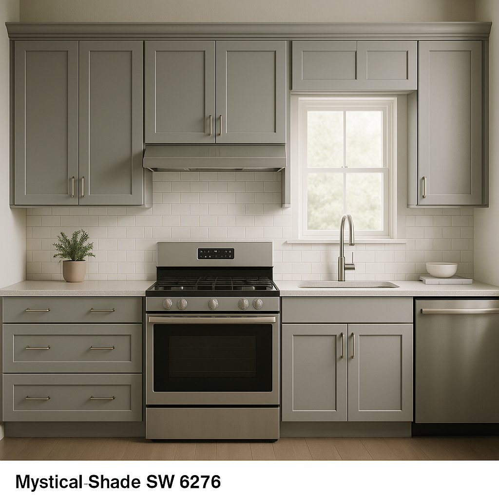 Sherwin-Williams Mystical Shade (6276): A Dreamy, Versatile Color for Timeless Interiors.