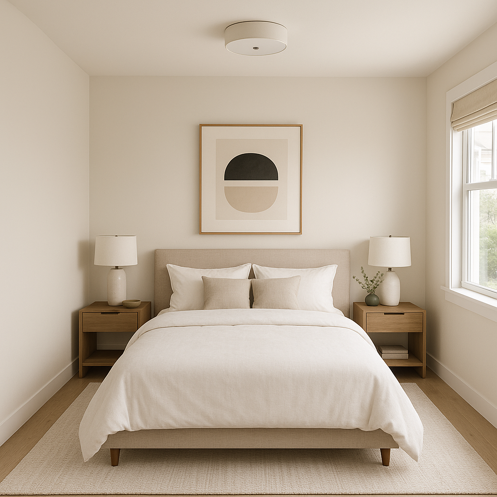 Sherwin-Williams Nice White (SW 6063): A Soft, Versatile Neutral.