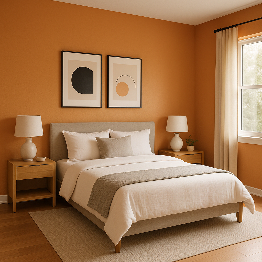 Sherwin-Williams Outgoing Orange (SW 6641): A Vibrant Burst of Energy.