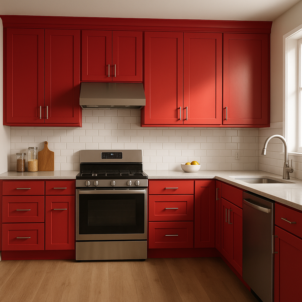 Sherwin-Williams Real Red 6868: A Bold and Vibrant Hue for Dynamic Spaces.