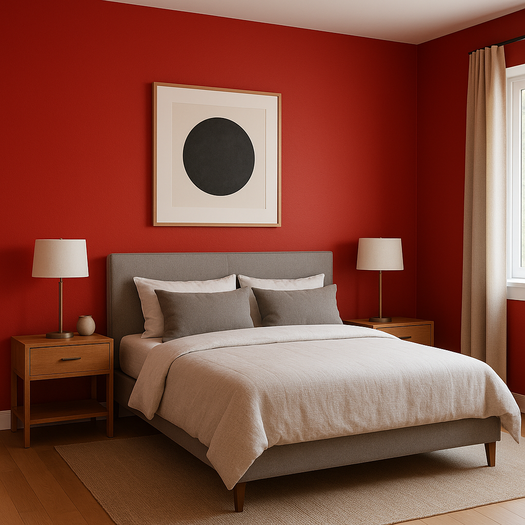 Sherwin-Williams Real Red 6868: A Bold and Vibrant Hue for Dynamic Spaces.