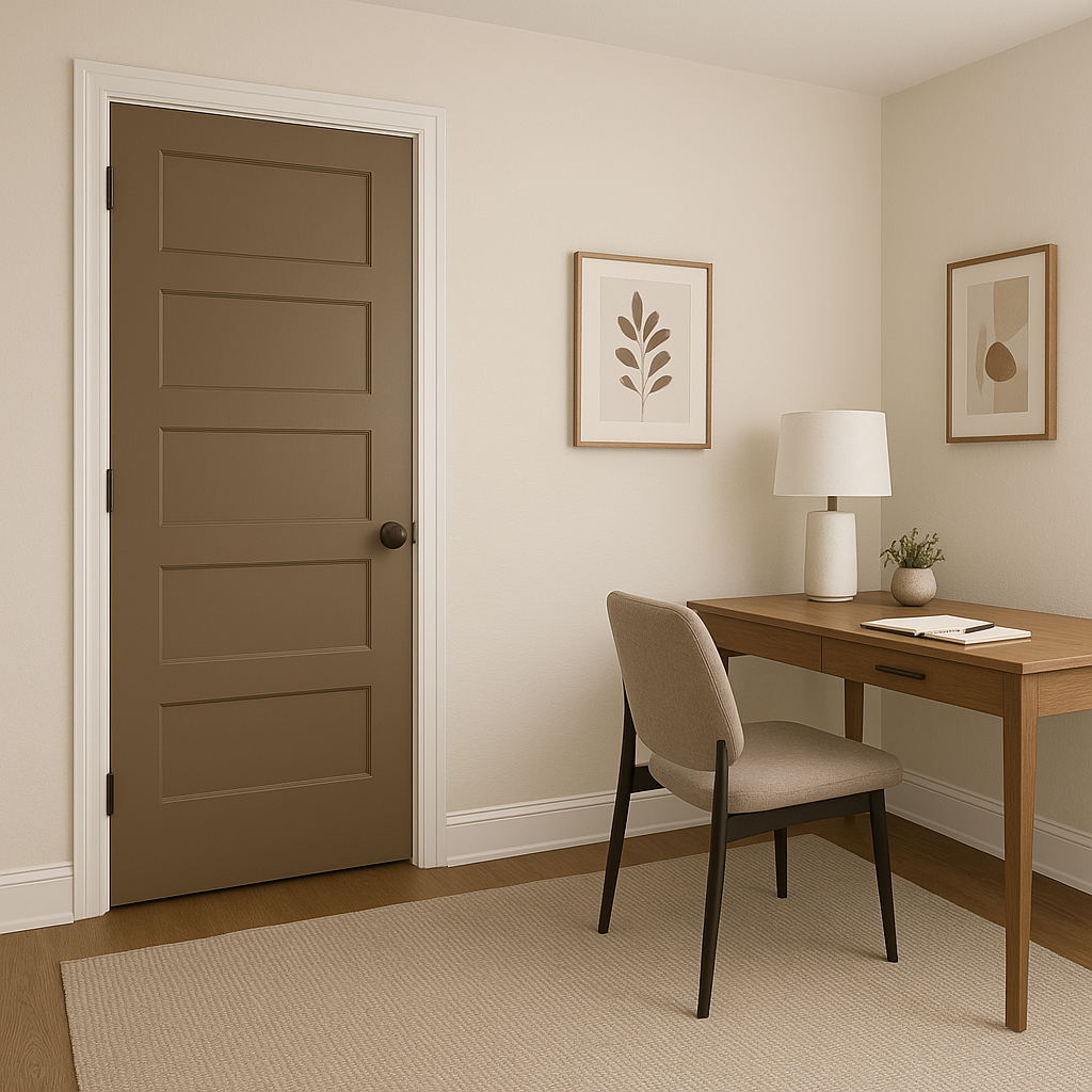 Sherwin-Williams Tanbark (SW 6061): A Warm, Earthy Neutral.