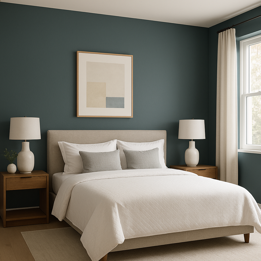 Sherwin-Williams Tempe Star (SW 6229): A Timeless Deep Blue for Modern Elegance.