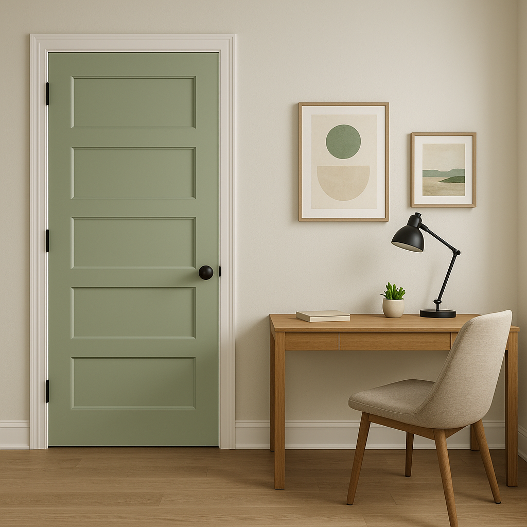 Sherwin-Williams Topiary Tint (SW 6449): A Serene Green for Elevated Spaces.