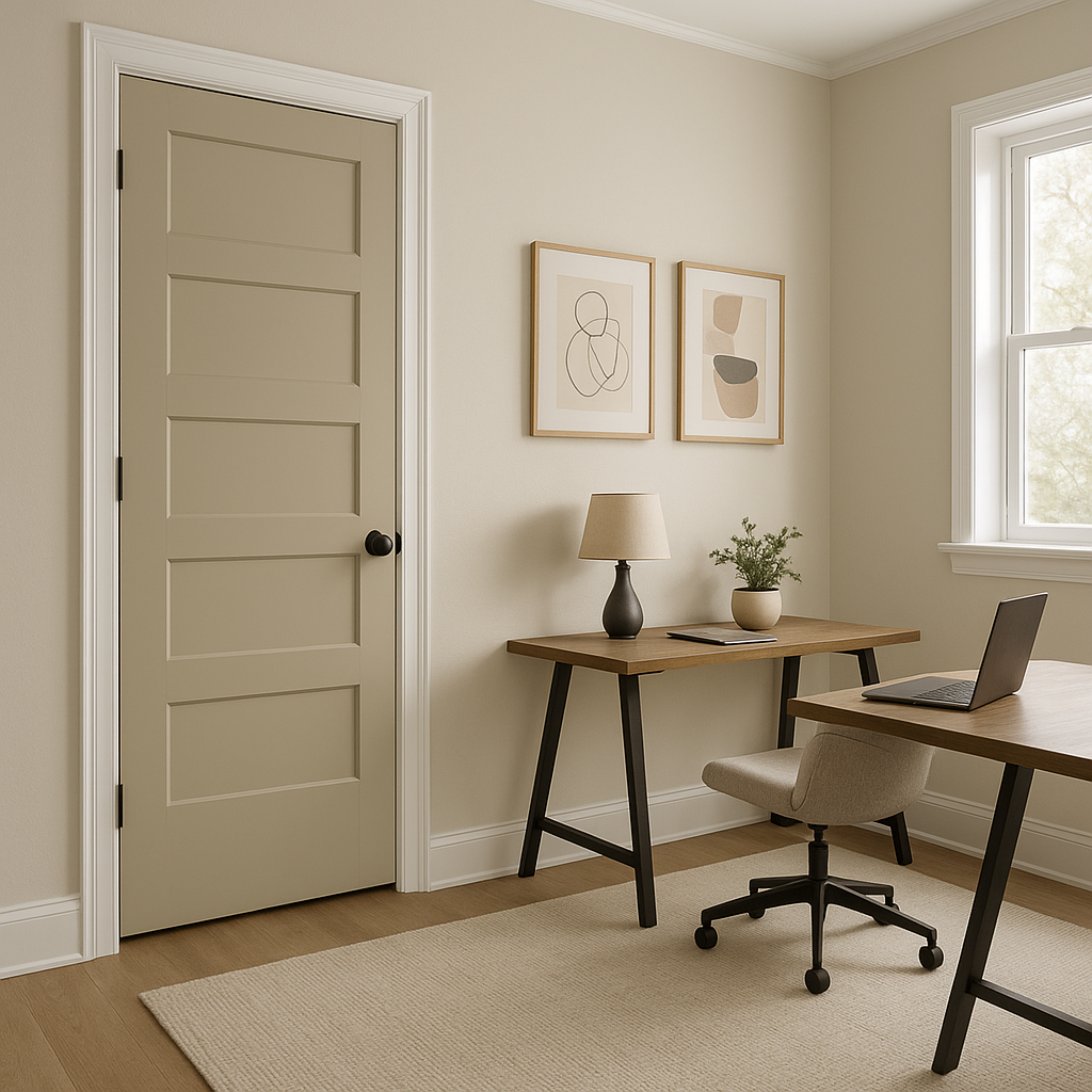 Sherwin-Williams Urban Putty (SW 7532): A Warm Neutral for Versatile Interiors.