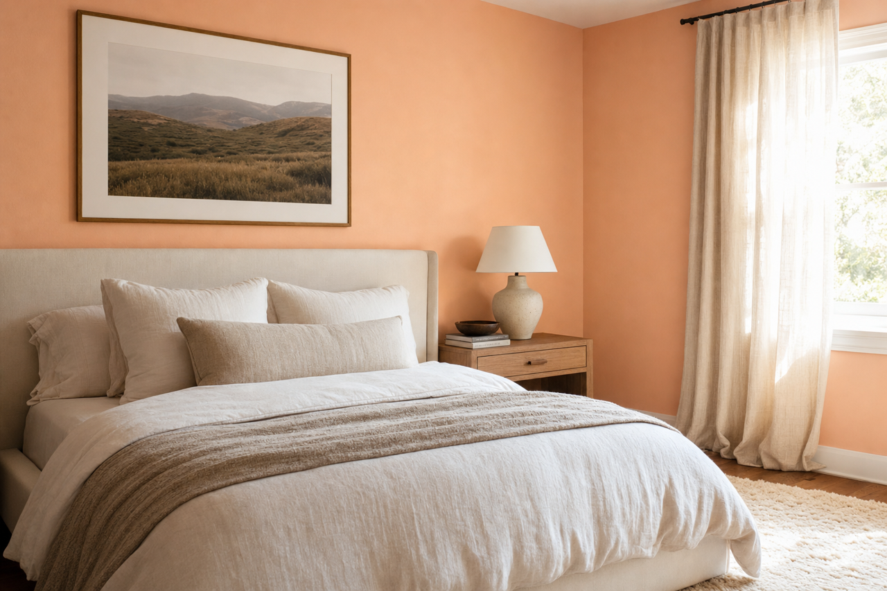 Pale by Benjamin Moore on interiors