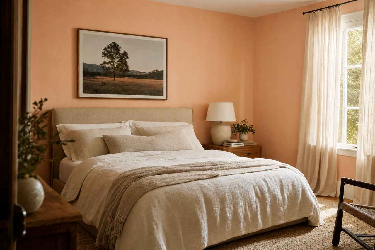 Soft Shell by Benjamin Moore on interiors
