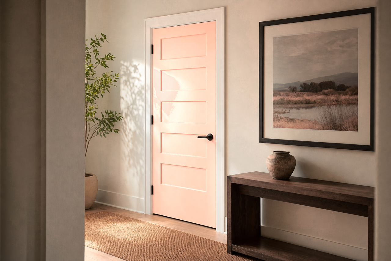 Phoenix by Benjamin Moore on interior-doors