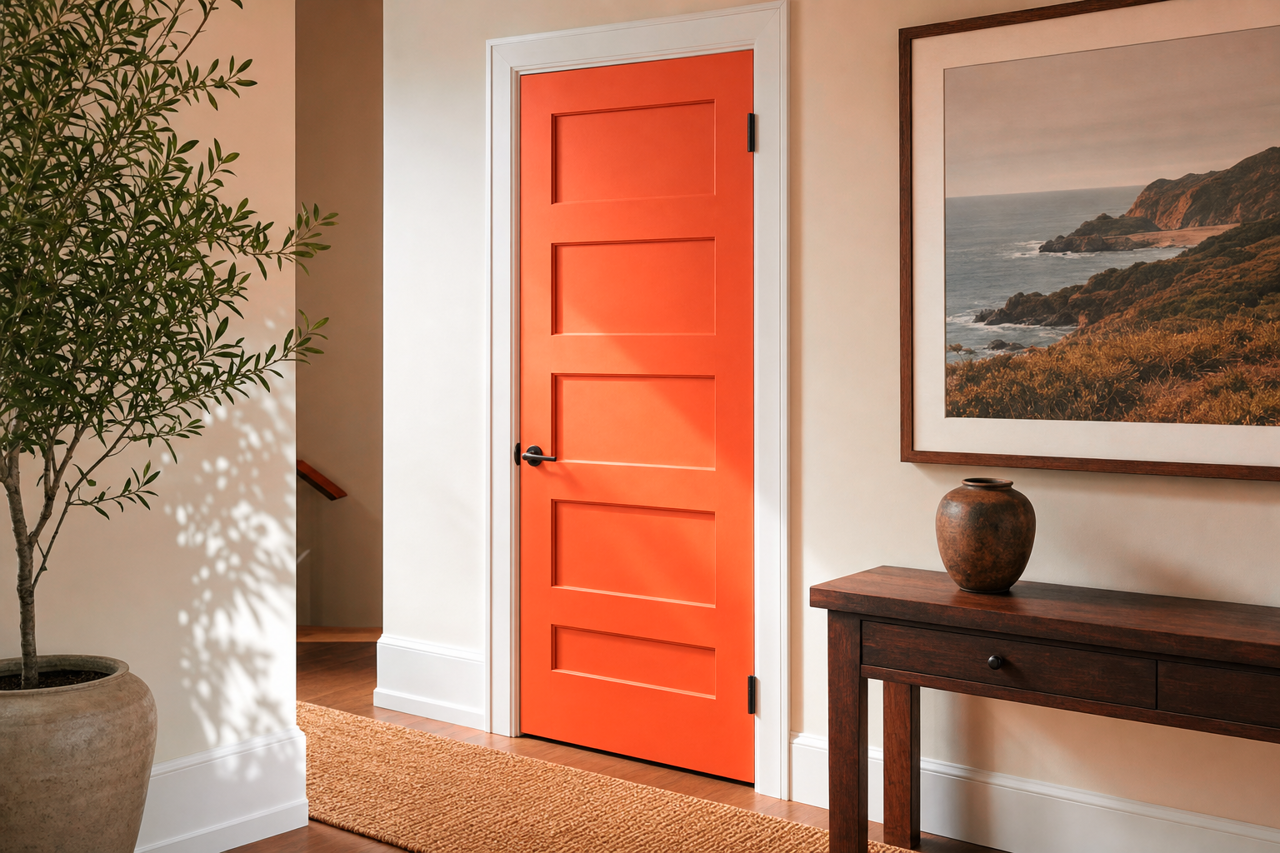 Jupiter by Benjamin Moore on interior-doors