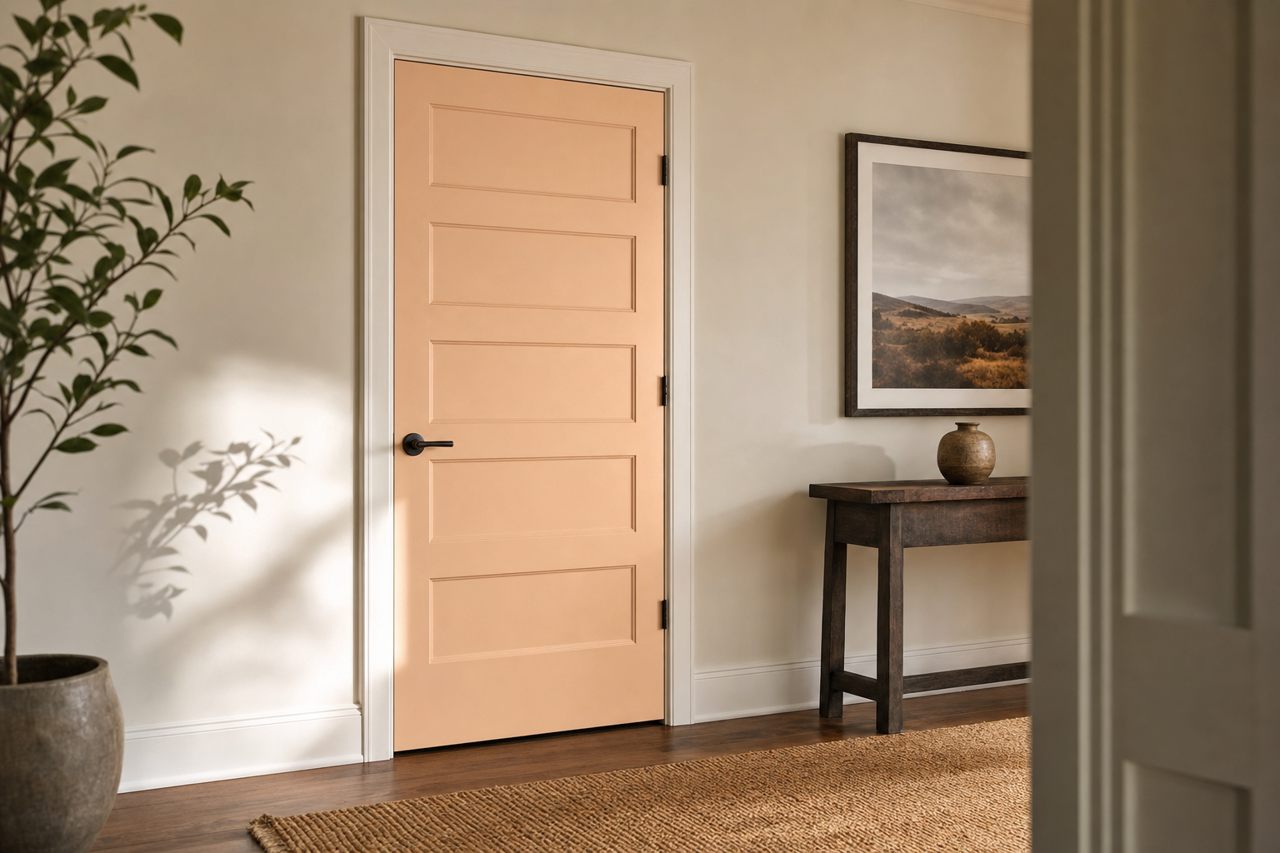 Heirloom by Benjamin Moore on interior-doors