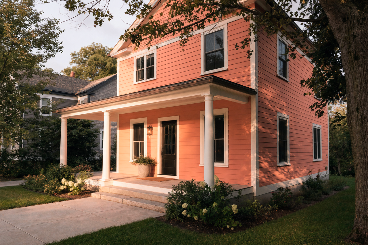 San by Benjamin Moore on exterior