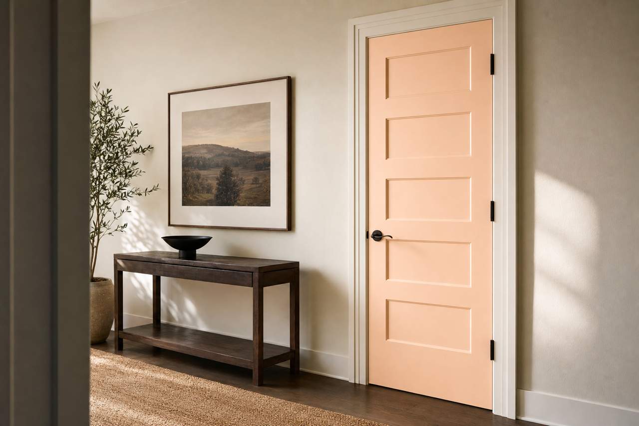 Fruited by Benjamin Moore on interior-doors