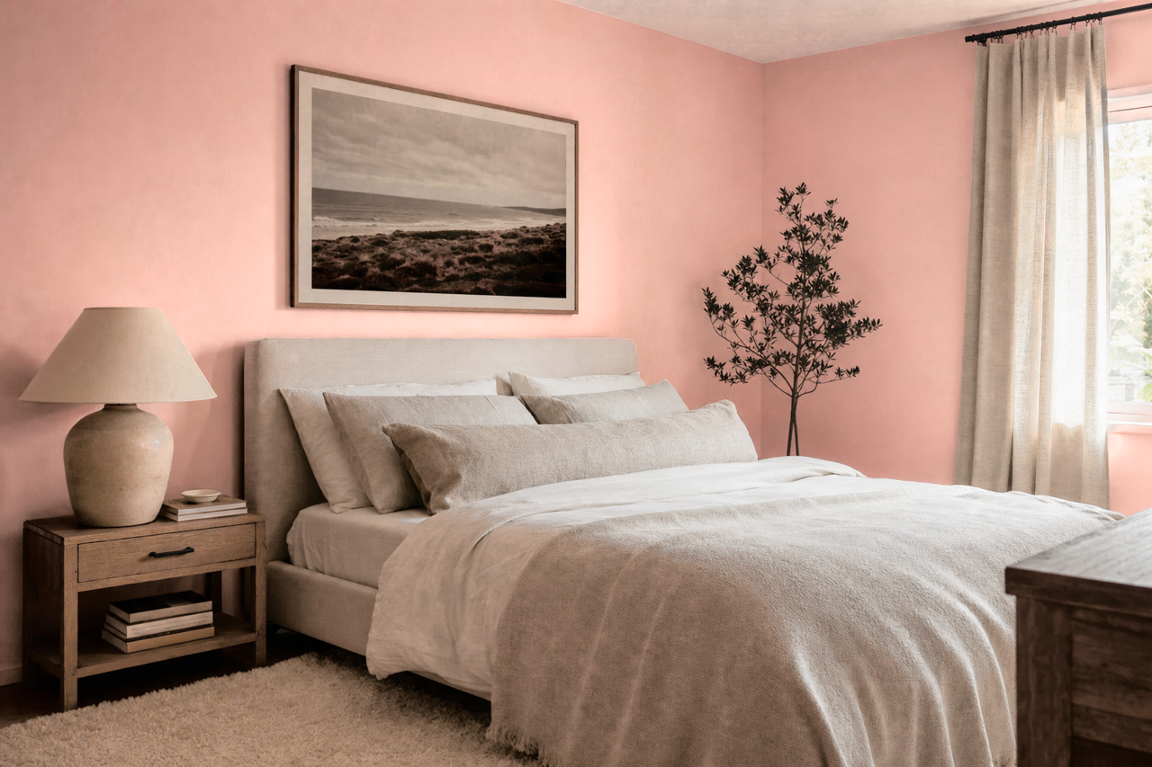 August by Benjamin Moore on interiors
