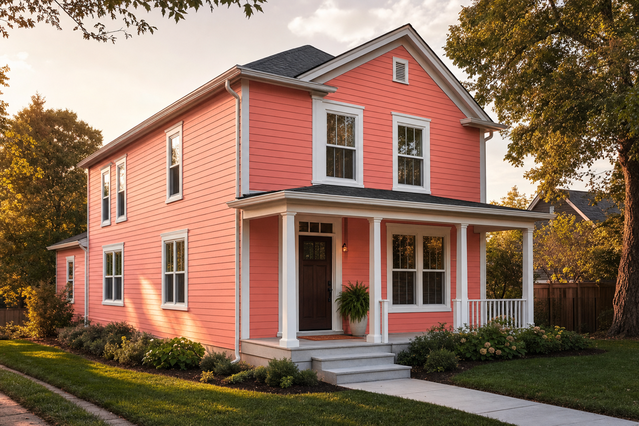 Golden by Benjamin Moore on exterior