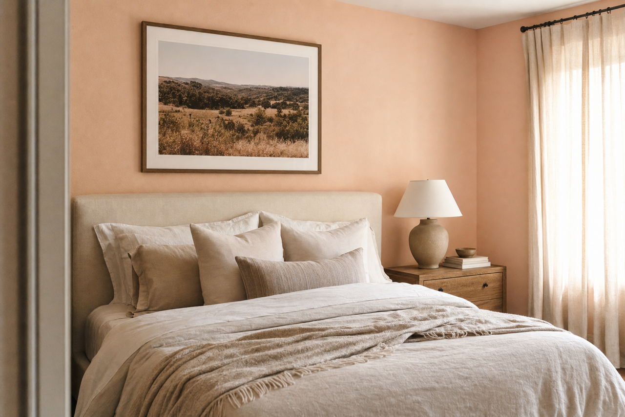 Orchid Pink by Benjamin Moore on interiors