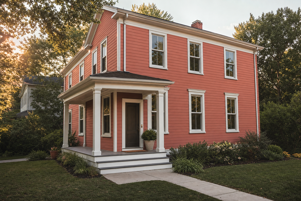 Spoonful by Benjamin Moore on exterior