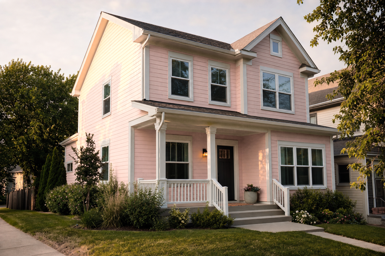 Frosted by Benjamin Moore on exterior