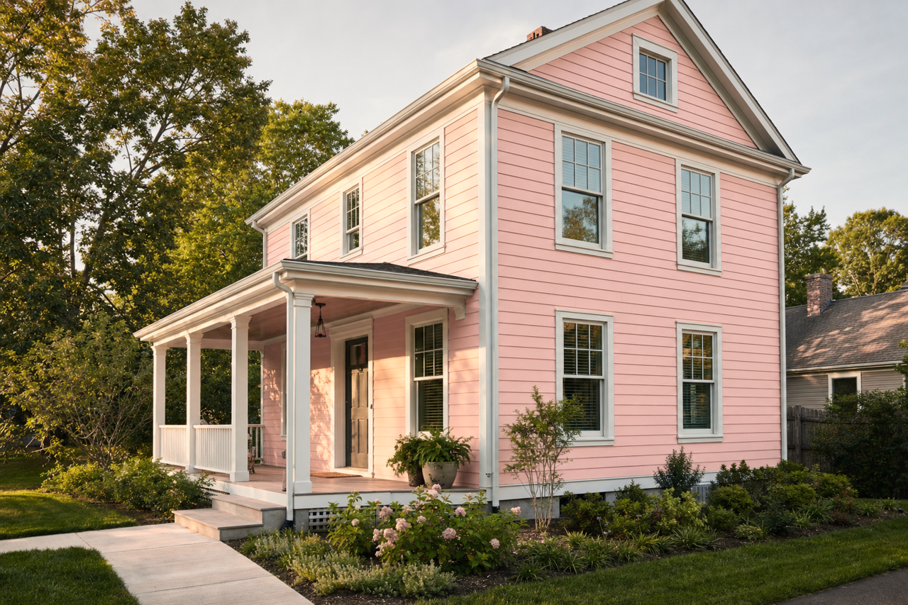 Romantica by Benjamin Moore on exterior