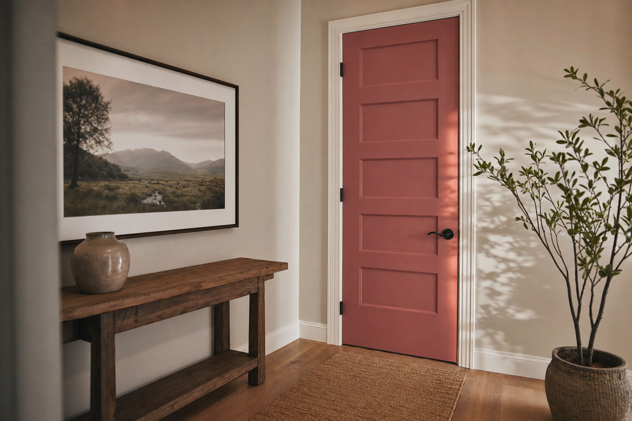 Southwest by Benjamin Moore on interior-doors