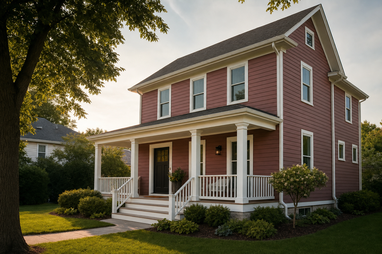 Twilight by Benjamin Moore on exterior